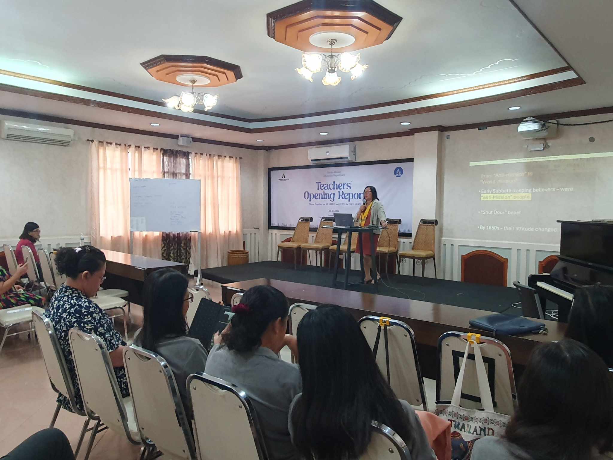 Teachers' Opening Report Program Kicks Off with Inspiring Theme: &#8220;Together we Go, Grow and Glow for God's Glory&#8221;